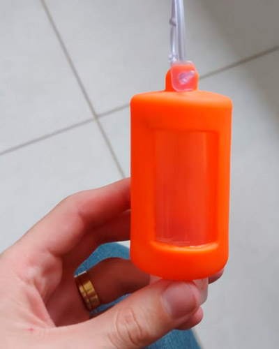 Alcool em Gel com Capinha Personalizada