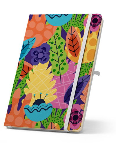 Caderno A5 Capa Dura Reciclado Personalizado