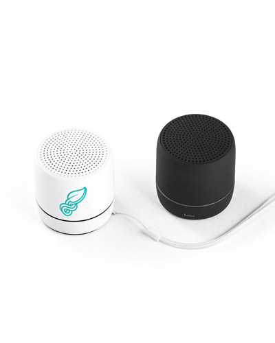 CAIXA DE SOM COM LED PERSONALIZADA