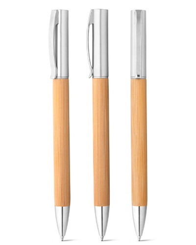 CANETA ESFEROGRAFICA EM BAMBU PERSONALIZADA