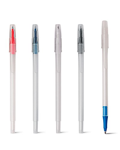 Canetas Transparentes Personalizadas