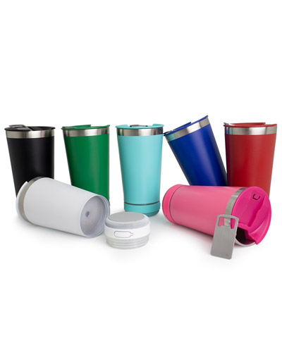 COPO TERMICO 400ML PERSONALIZADO COM CAIXA DE SOM