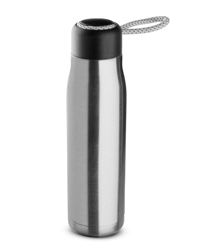 GARRAFA COM TAMPA ROSQUEAVEL EM INOX PERSONALIZADA