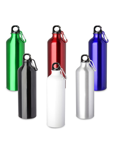 Garrafa de AlumÃ­nio com Gancho para Mochila Personalizada