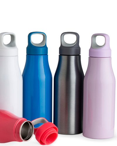 GARRAFA DE INOX 650ML TAMPA ALCA PERSONALIZADA