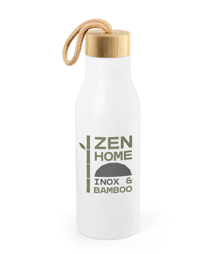 Garrafa de inox personalizada para colaboradores