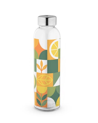 Garrafa em Vidro Personalizada