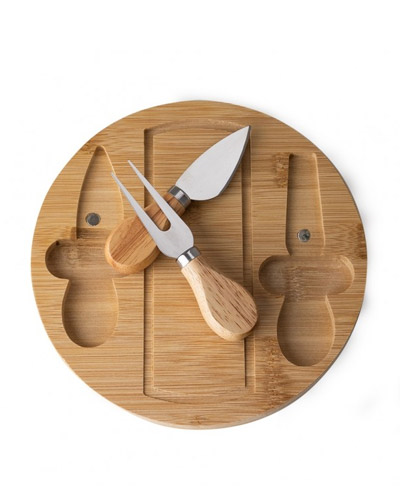 KIT QUEIJO REDONDO PERSONALIZADO 3 PECAS