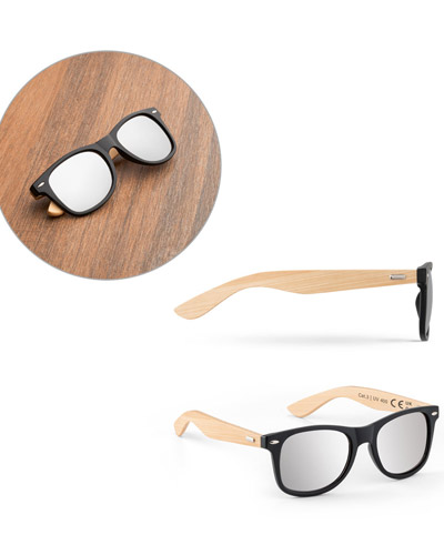 Oculos de Sol com Armacao em Bambu Personalizado