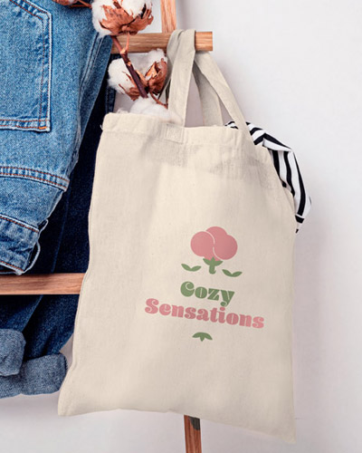 Sacola 100% Algodao Organico Personalizada