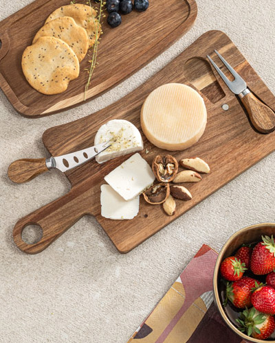 Tabua de queijos em madeira Personalizada